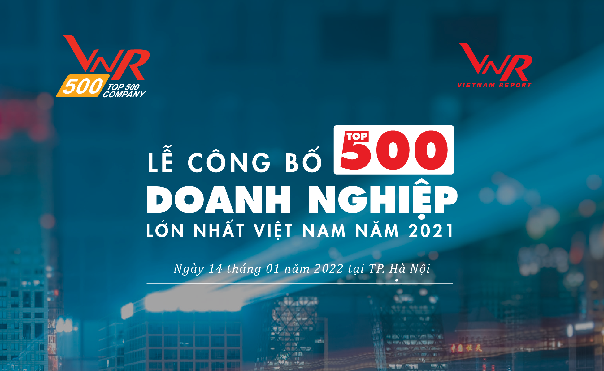 LỄ CÔNG BỐ BXH VNR500 &ndash; 2013