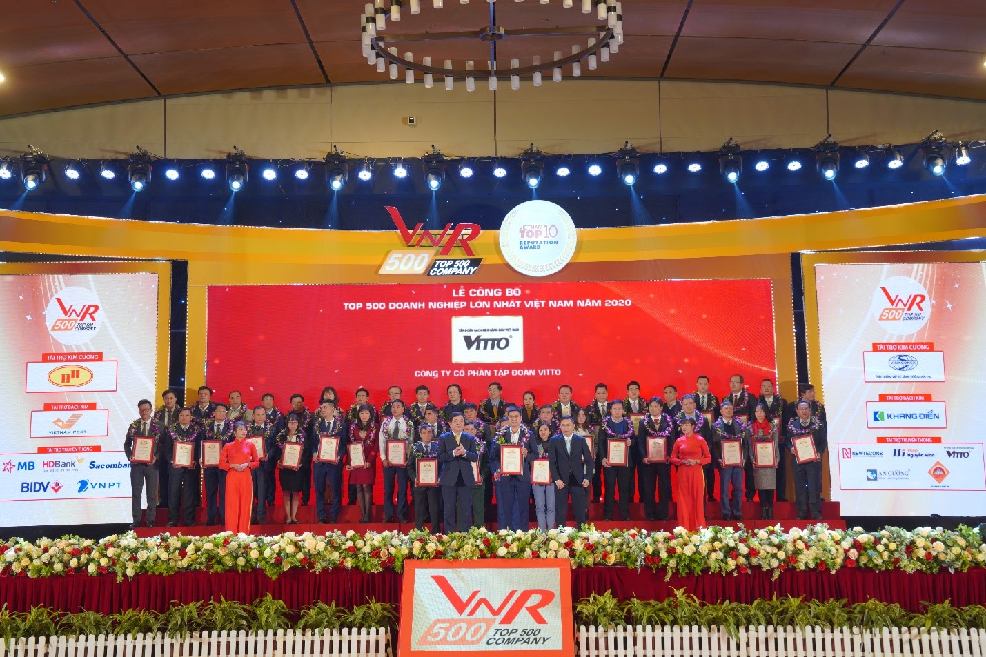 Vitto Group vinh dự nhận danh hiệu Top 500 doanh nghiệp lớn nhất Việt Nam 2020