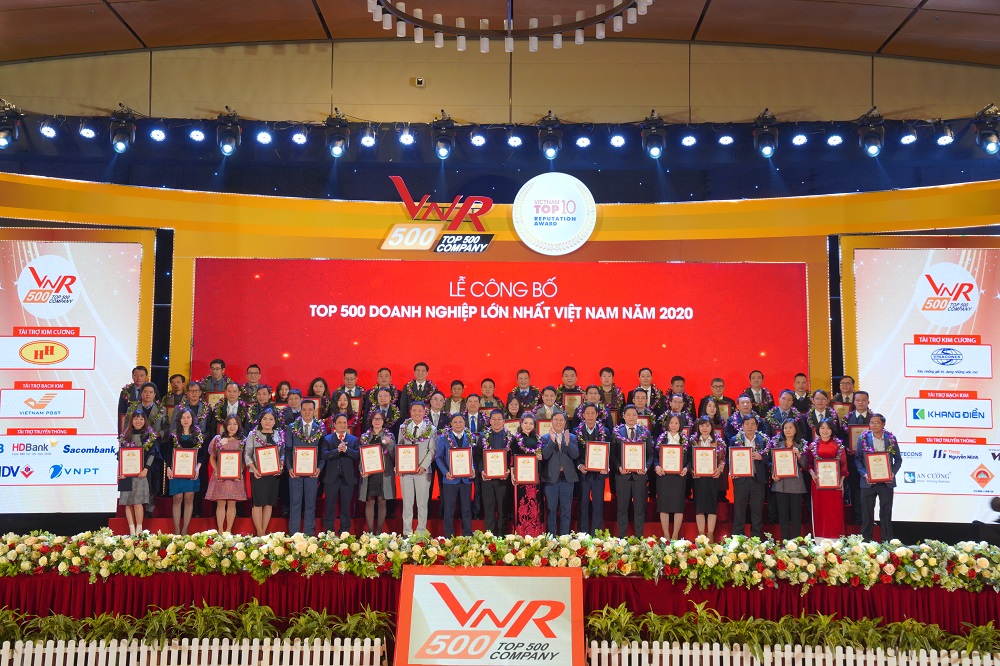 Eurowindow được vinh danh trong Top 500 Doanh nghiệp lớn nhất Việt Nam 2020