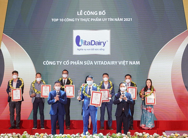 VitaDairy tiếp tục nằm trong top 3 công ty sữa bột nội địa lớn nhất Việt Nam