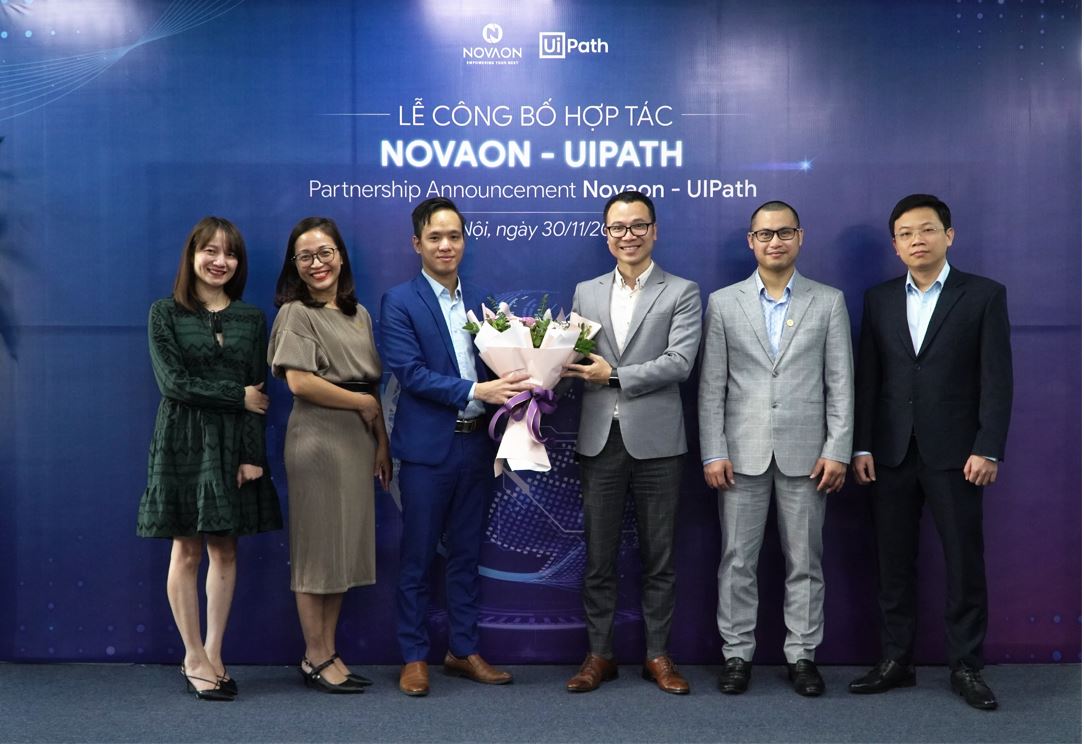 Novaon hợp tác chiến lược với UiPath - Nền tảng tự động hóa quy trình (RPA) số 1 thế giới