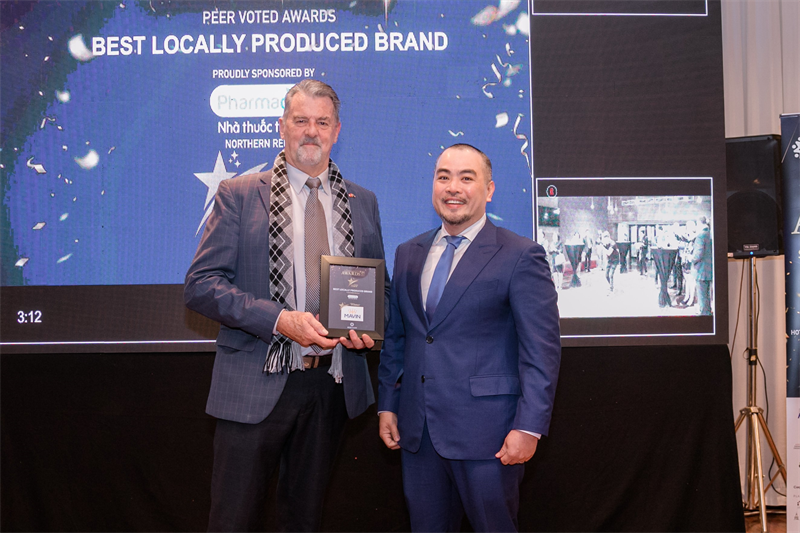 Mavin nhận giải “Thương hiệu sản xuất trong nước tốt nhất” từ Auscham VN