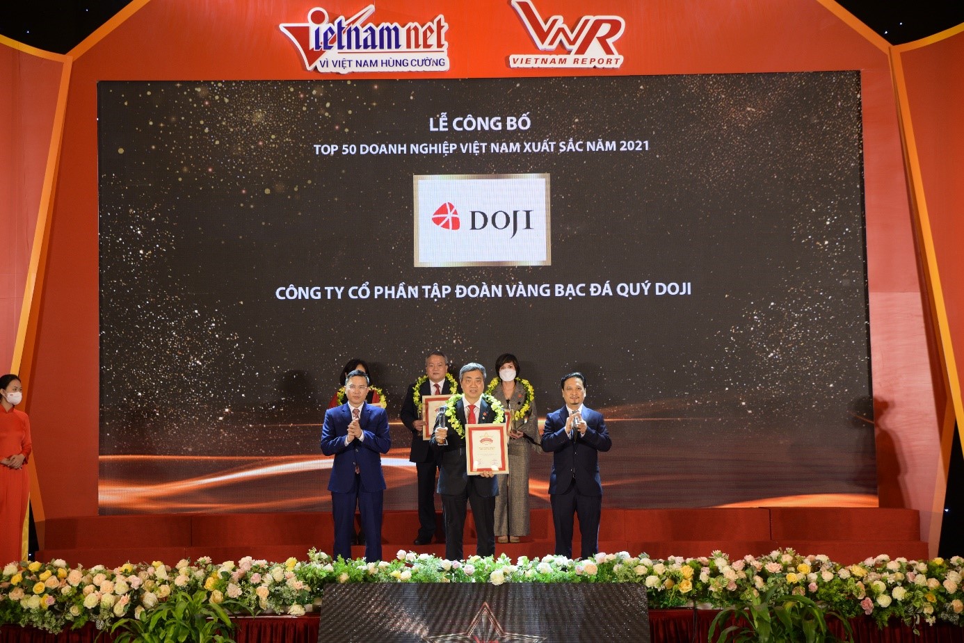 Tập đoàn DoJi được vinh danh Top 50 Doanh nghiệp Việt Nam xuất sắc năm 2021