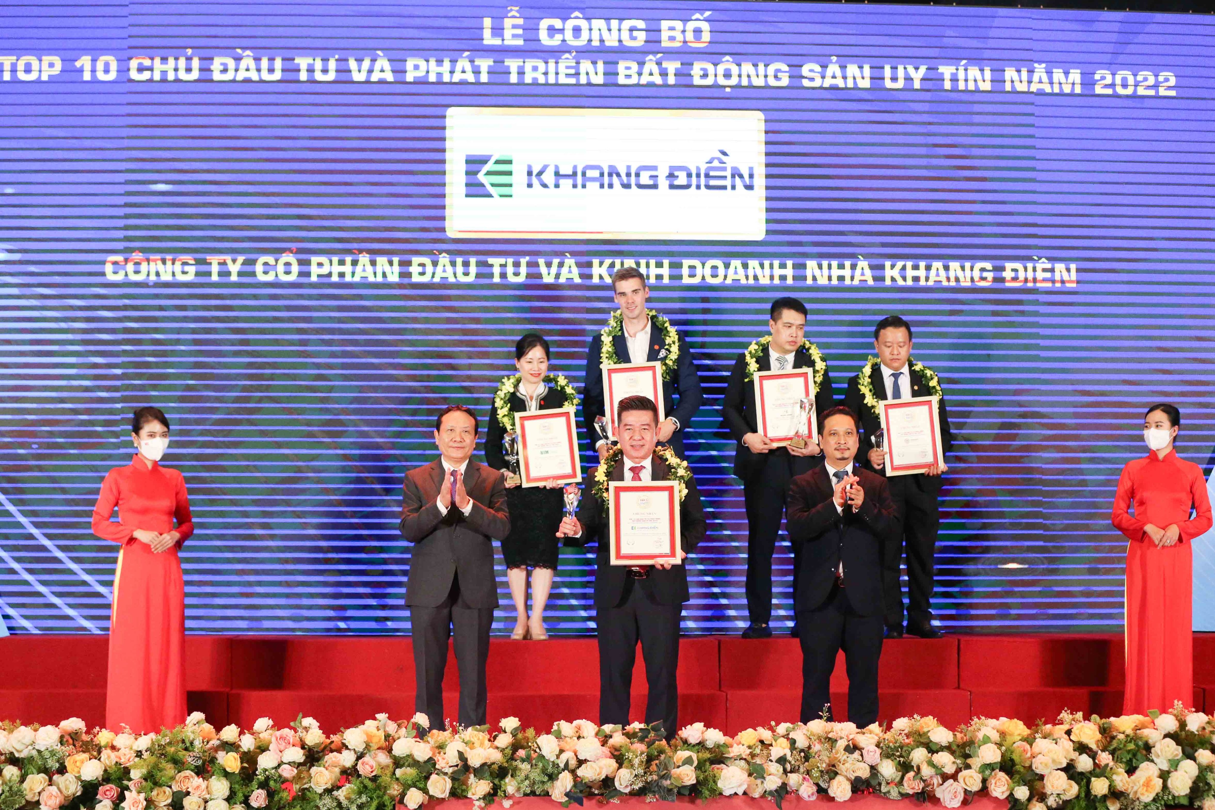 Tập đoàn Khang Điền (KDH) lần thứ 5 đạt top 10 chủ đầu tư & phát triển BĐS uy tín 