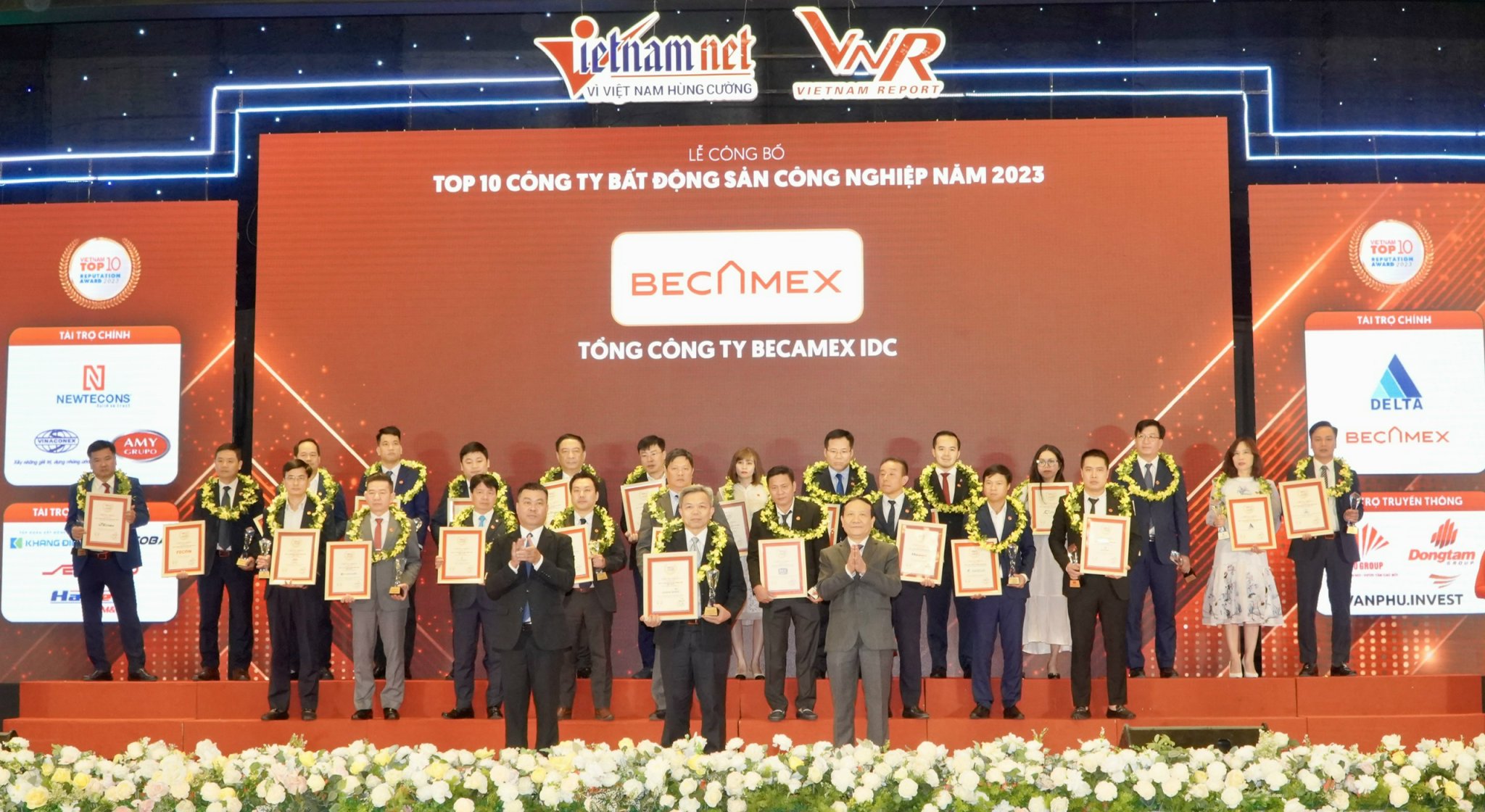 Becamex IDC lần thứ 3 liên tiếp đạt danh hiệu Công ty Bất động sản Công nghiệp uy tín nhất Việt Nam