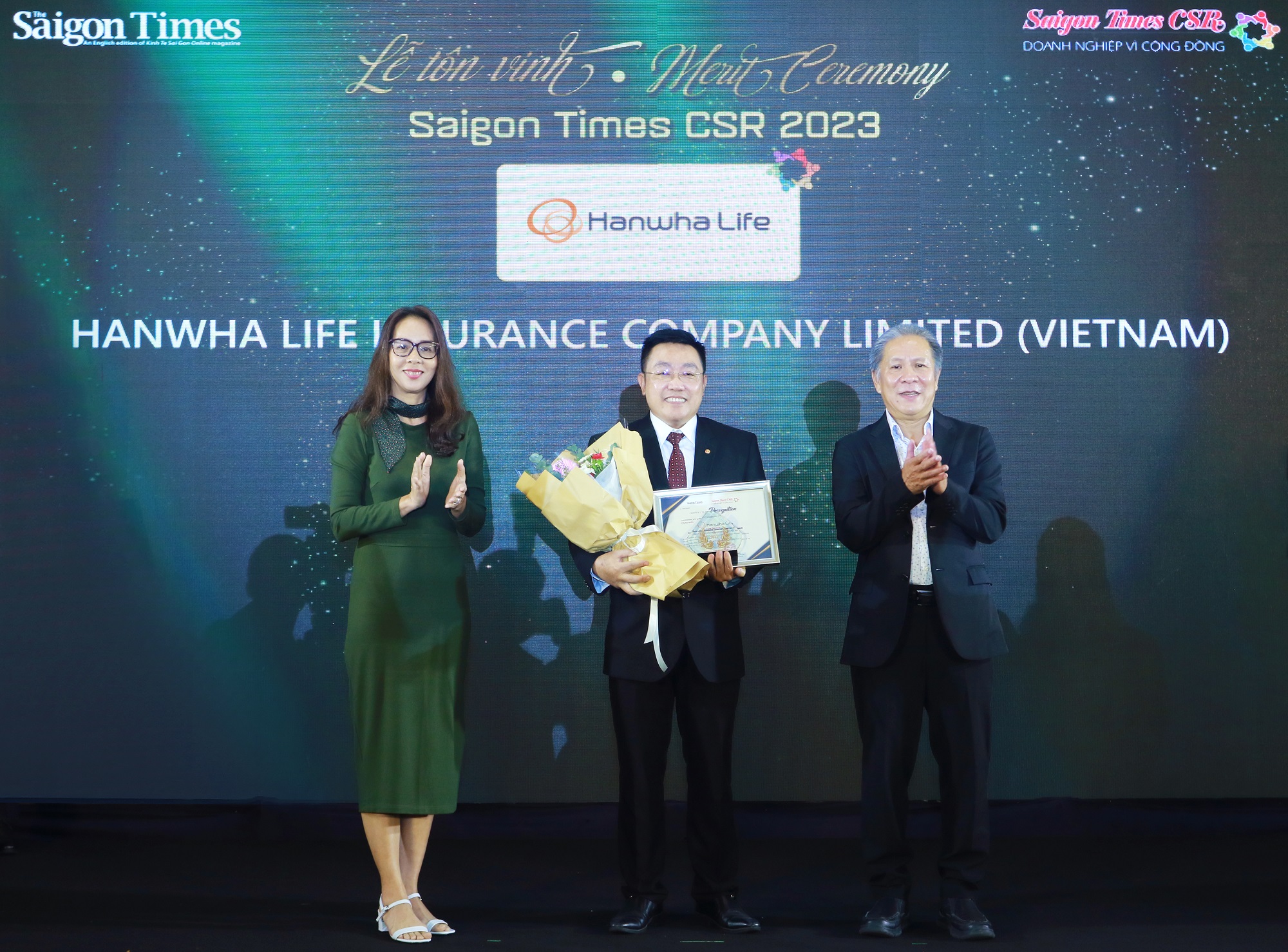 Hanwha Life Việt Nam vinh dự là “Doanh nghiệp vì cộng đồng 2023” lần thứ 3 liên tiếp 