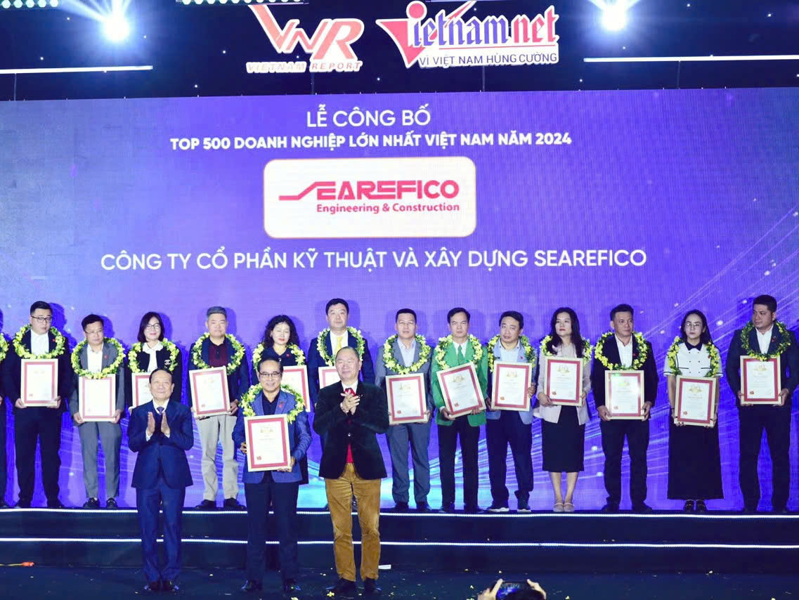 Searefico E&C – Top 500 Doanh Nghiệp Lớn Nhất Việt Nam (Vnr500) 2024