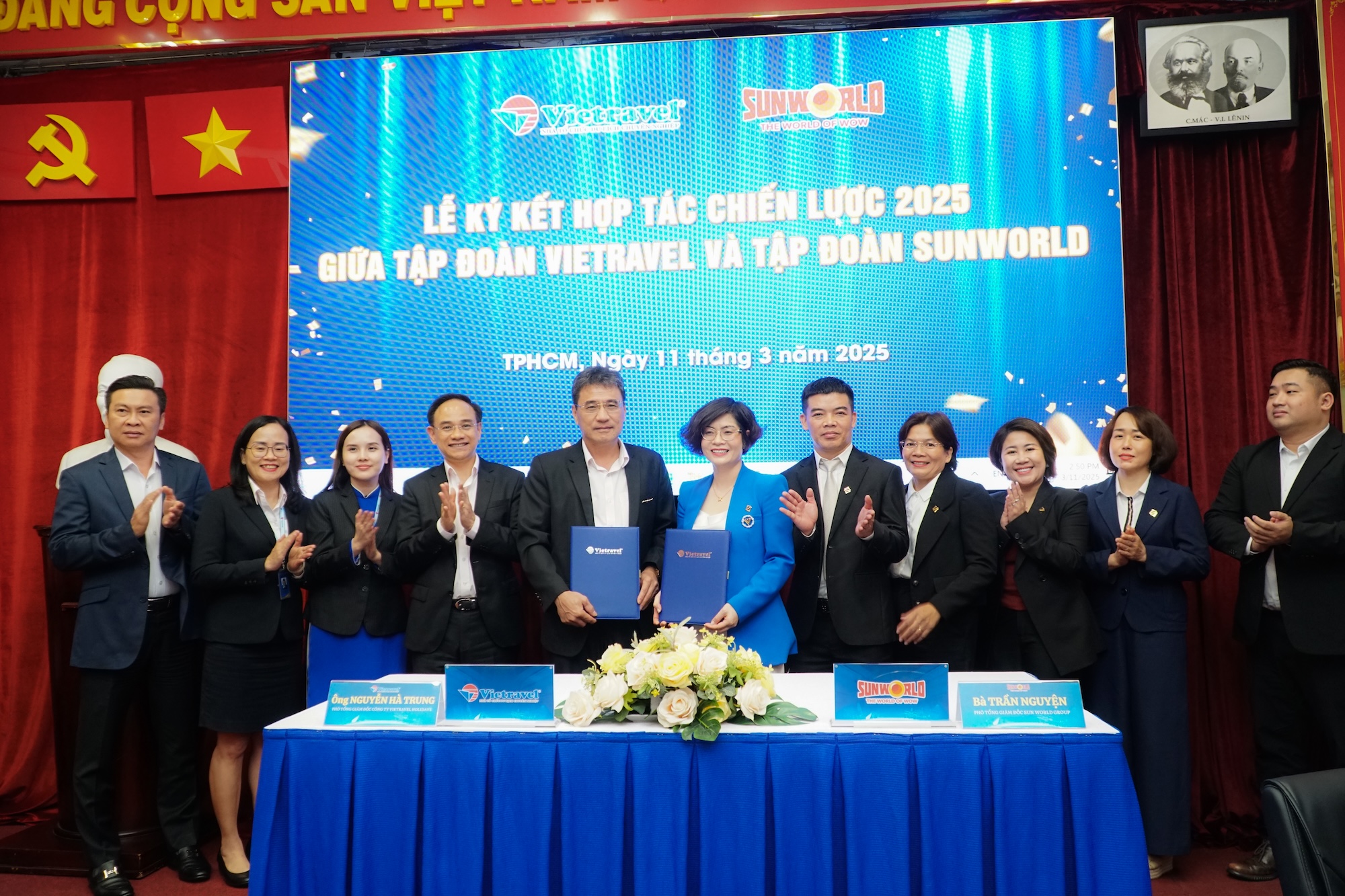 Vietravel ký kết hợp tác chiến lược toàn diện cùng Sun World Group mở rộng hệ sinh thái du lịch, giải trí đẳng cấp