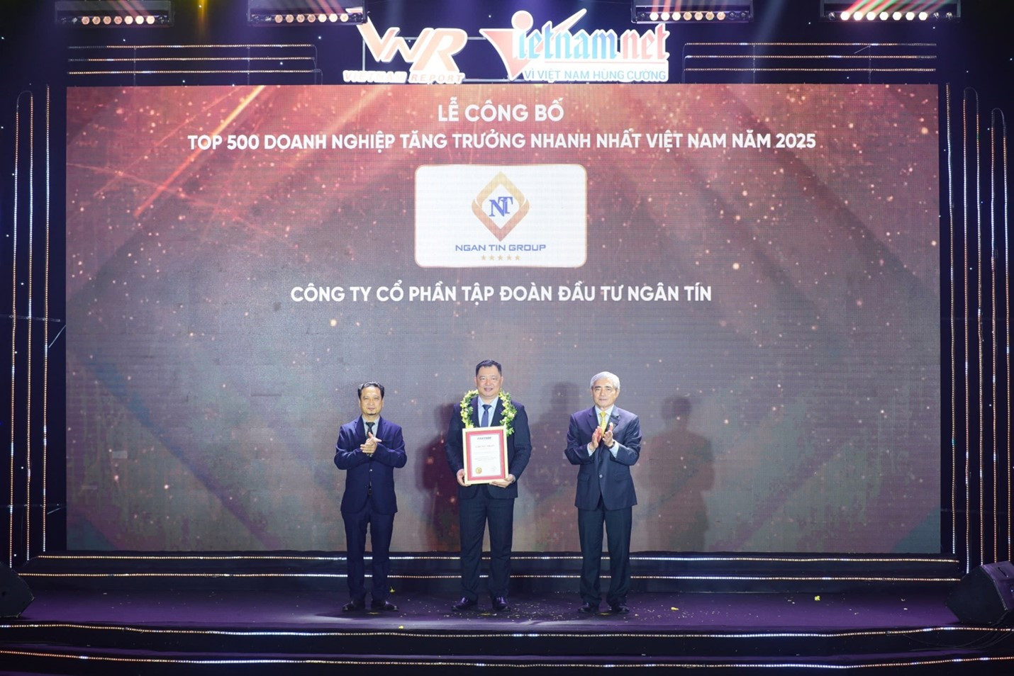 Ngân Tín Group - Top 500 Doanh nghiệp tăng trưởng nhanh nhất Việt Nam năm 2025
