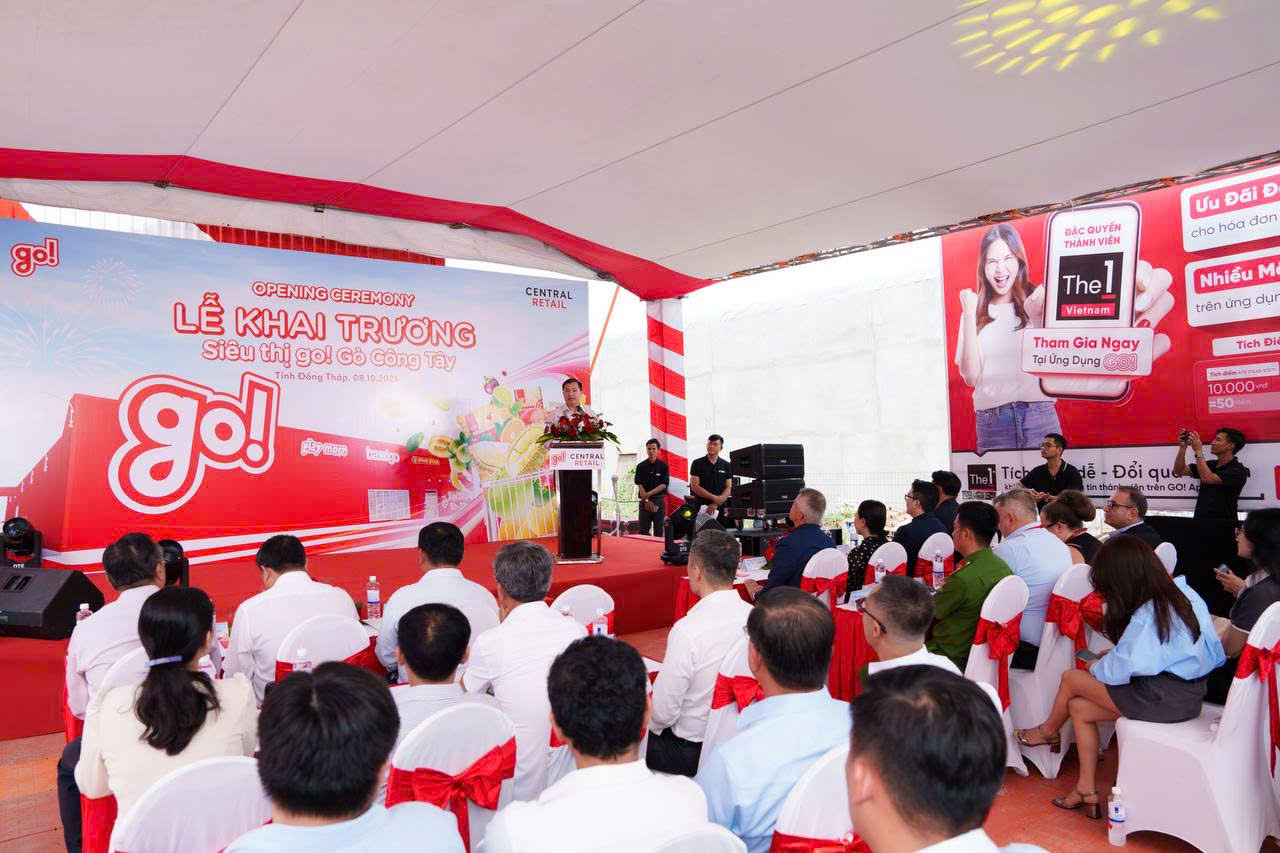 Central Retail Việt Nam khai trương Siêu thị go! Gò Công Tây