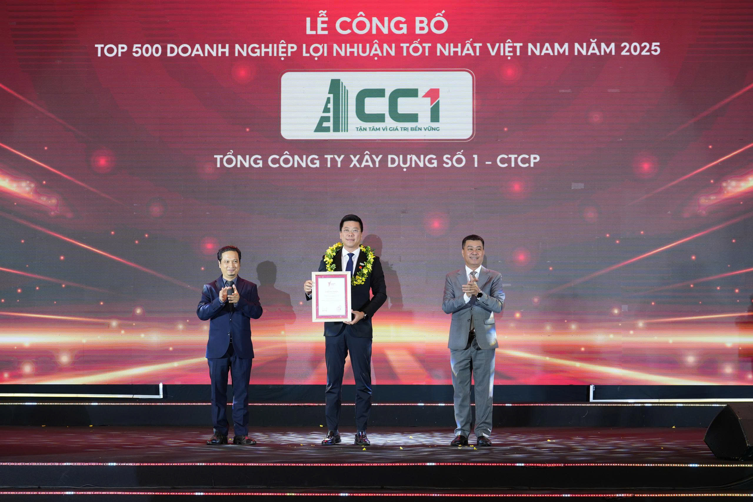 CC1 tiếp tục góp mặt trong PROFIT500: Lợi nhuận vượt trội, tham vọng dẫn dắt chuỗi giá trị hạ tầng quốc gia