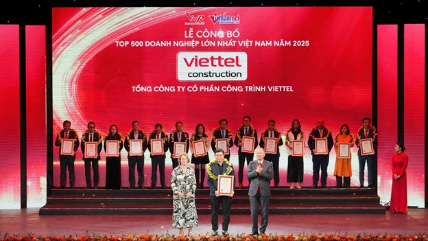 Viettel Construction: Hành trình "Kiến tạo giá trị" và “cú hích” thăng hạng trên Bảng xếp hạng VNR500 2025