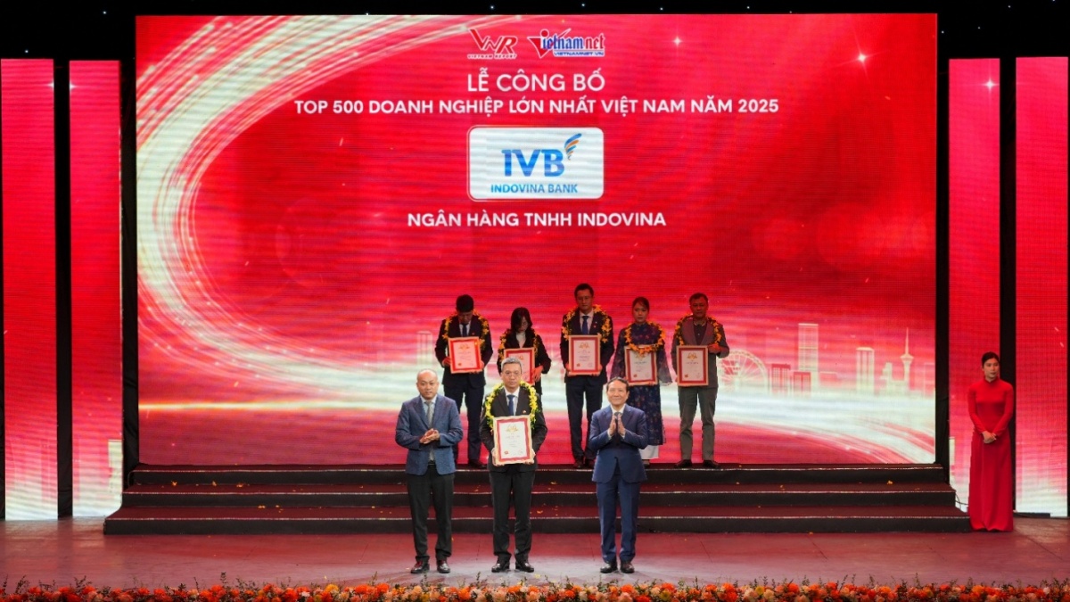 Ngân hàng TNHH Indovina vững vàng vị thế trong Top 500 doanh nghiệp lớn nhất Việt Nam 2025