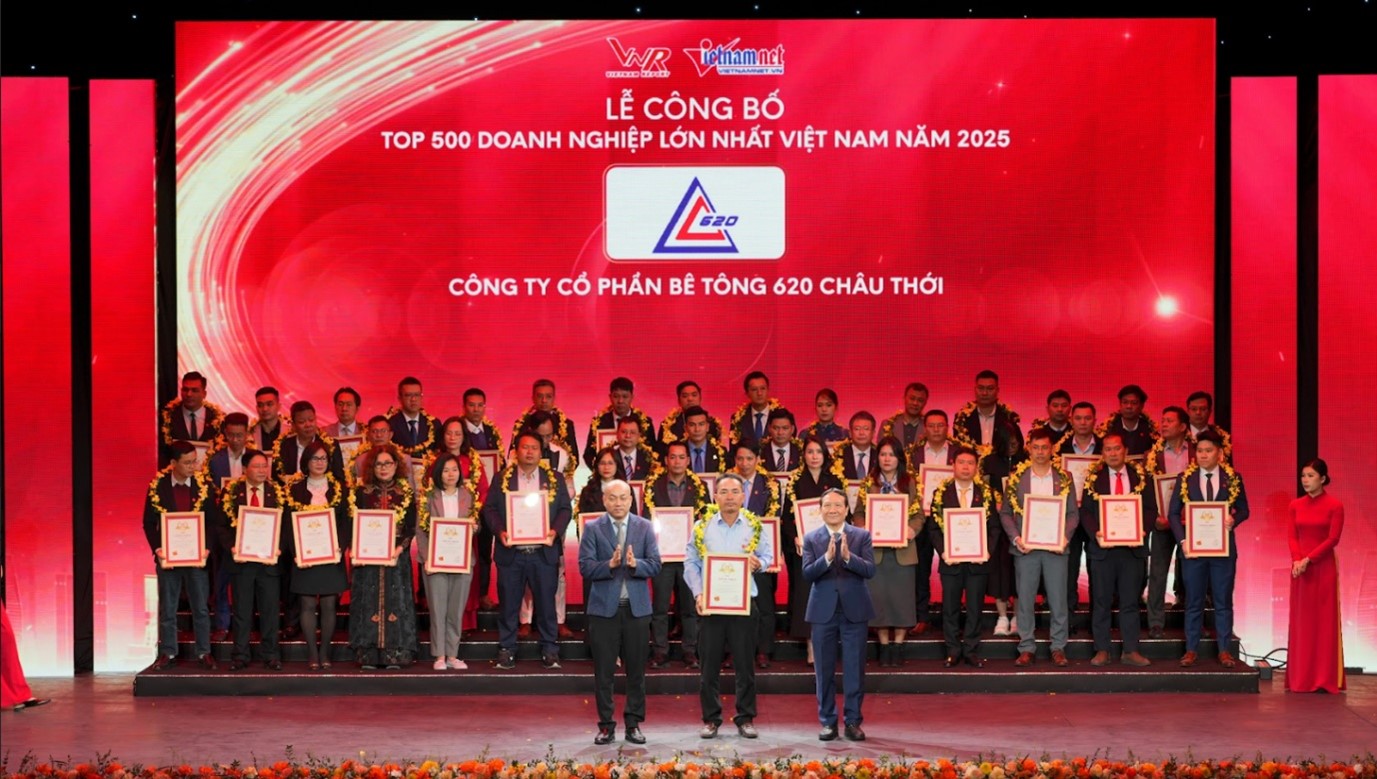 Bê tông 620 Châu Thới - Thương hiệu tiêu biểu trong lĩnh vực xây dựng Cơ sở hạ tầng ngành Giao thông vận tải