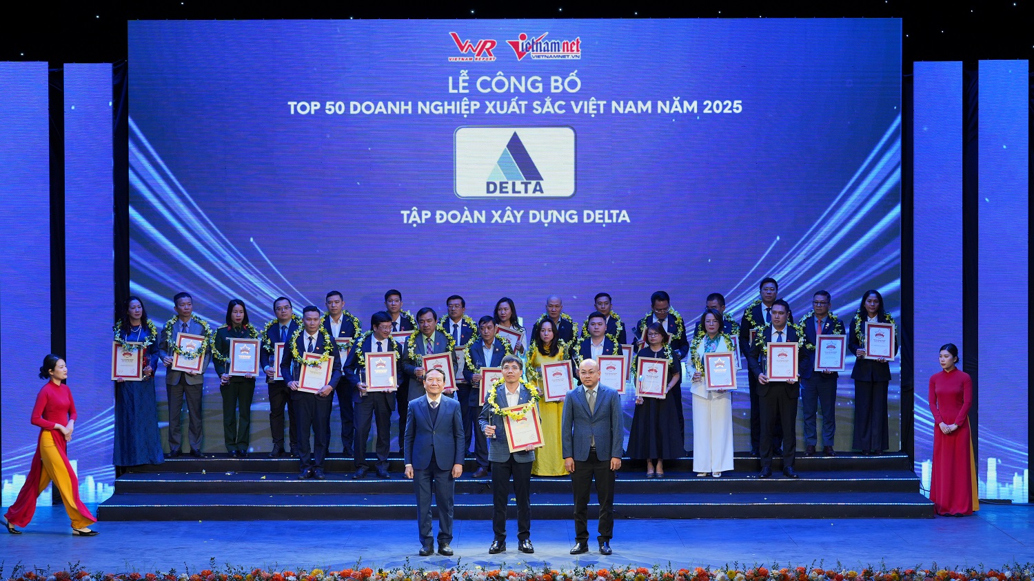 Delta Group lập cú đúp danh hiệu 2025: Top 50 doanh nghiệp xuất sắc & Top 500 doanh nghiệp lớn nhất Việt Nam