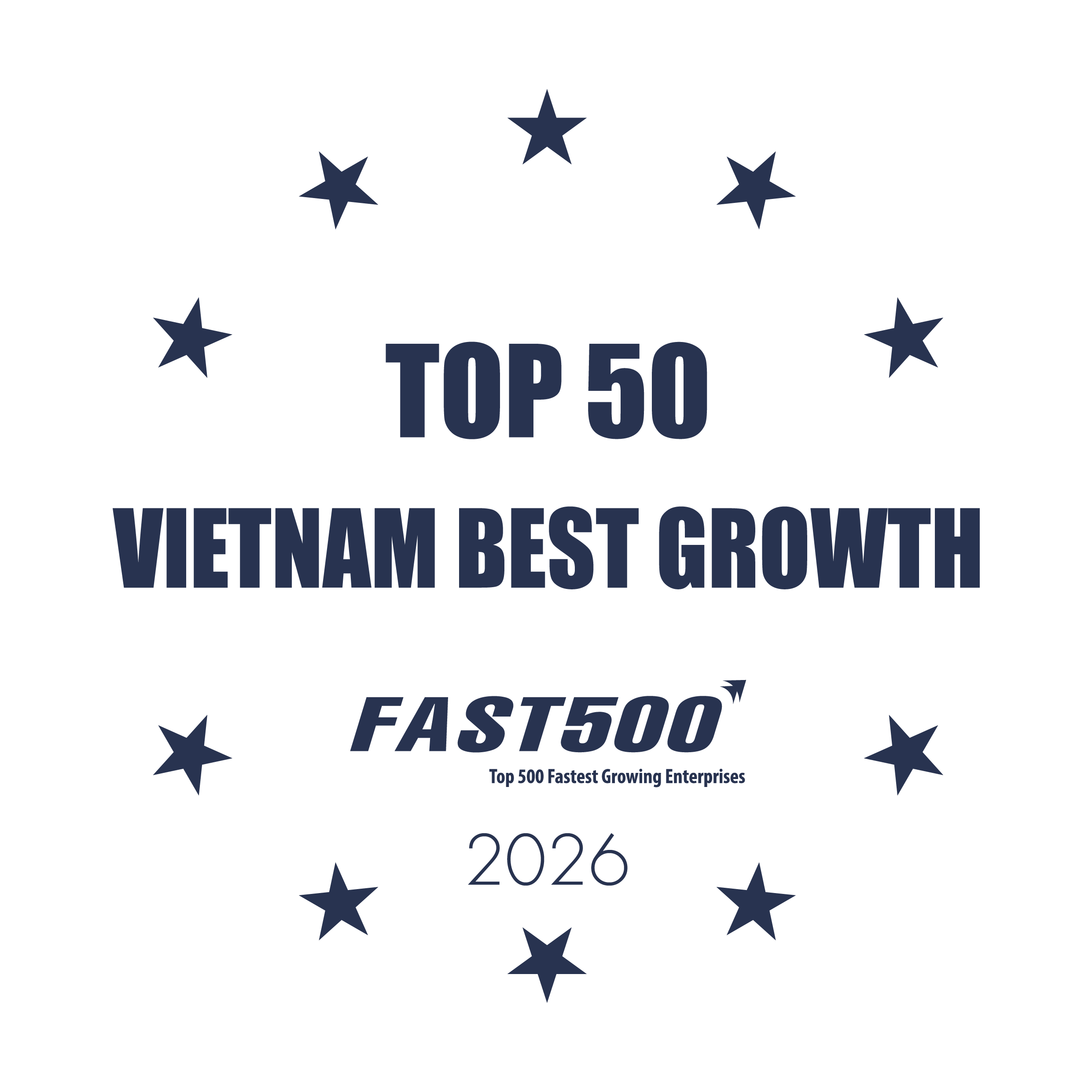 Top 50 doanh nghiệp tăng trưởng xuất sắc Việt Nam năm 2026