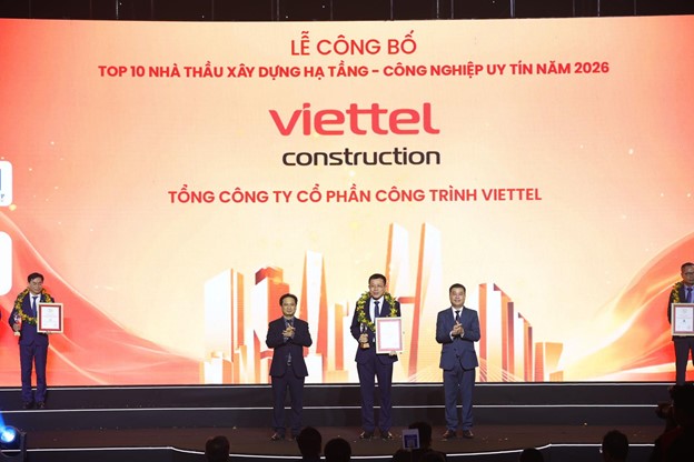 Vượt qua nhiều cái tên “sừng sỏ”, Viettel Construction bứt phá ngoạn mục với vị trí Top 1 Nhà thầu Hạ tầng – Công nghiệp 