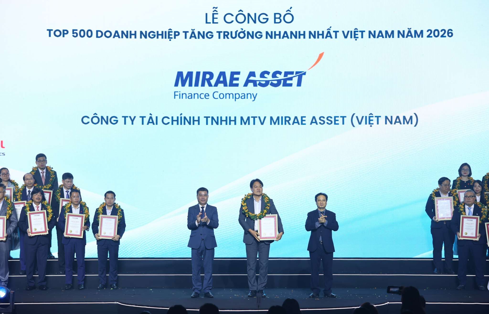 Tài chính Mirae Asset lọt top FAST500 2026: khẳng định đà tăng trưởng bền vững