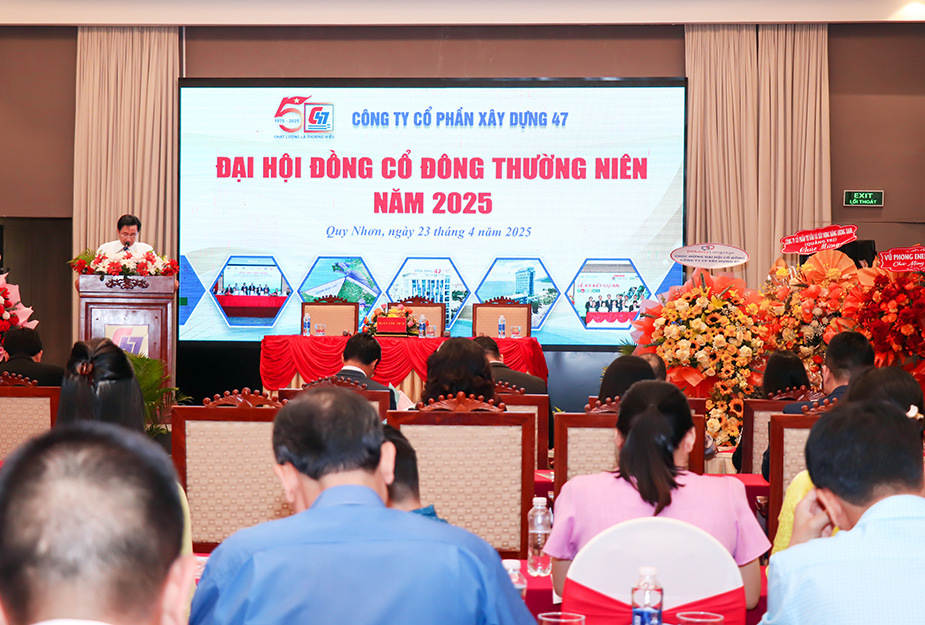 C47 tổ chức thành công Đại hội đồng cổ đông thường niên năm 2025 và bầu Hội đồng quản trị nhiệm kỳ 2025 – 2030