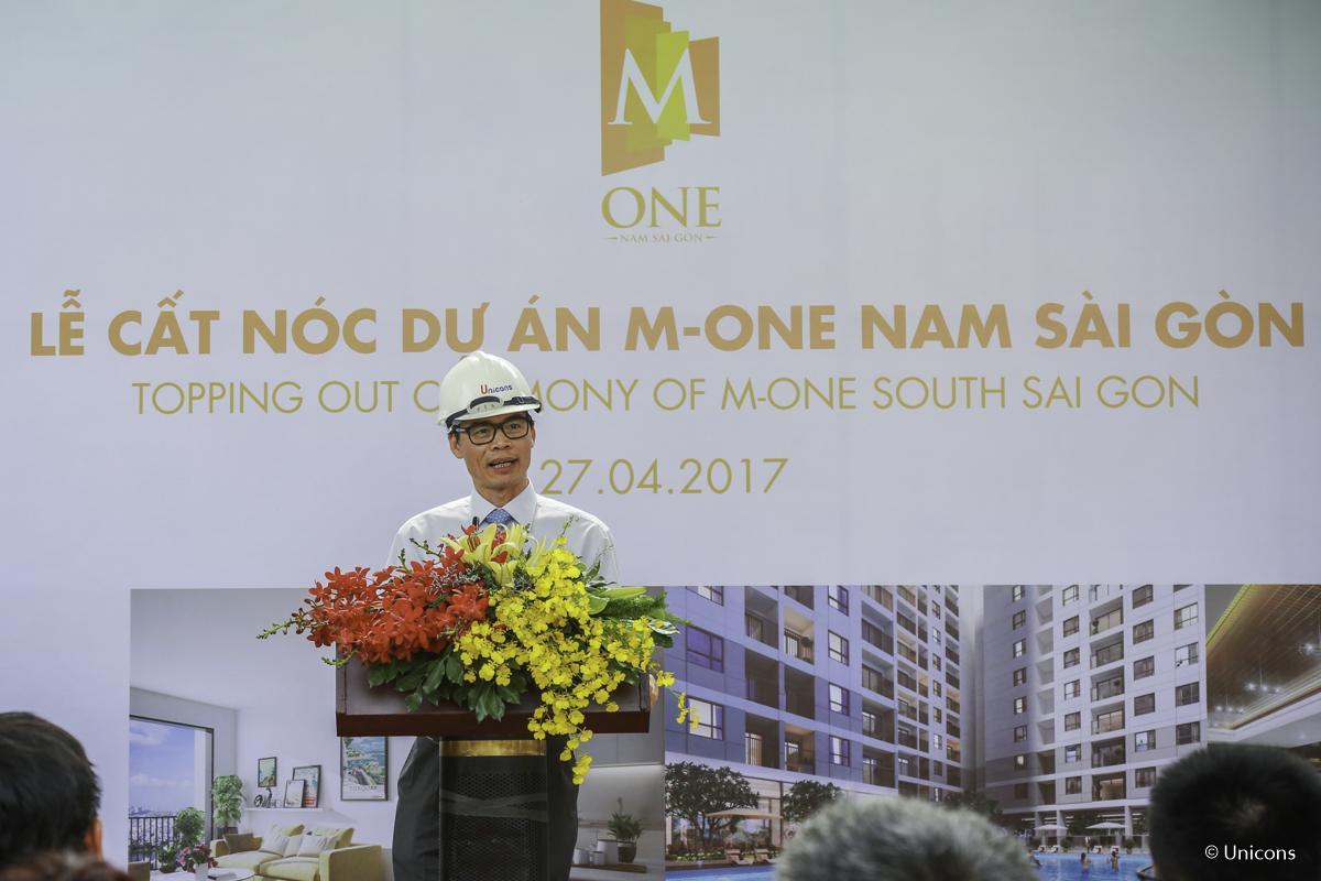 Coteccons và Unicons cất nóc dự án M-One Nam Sài Gòn