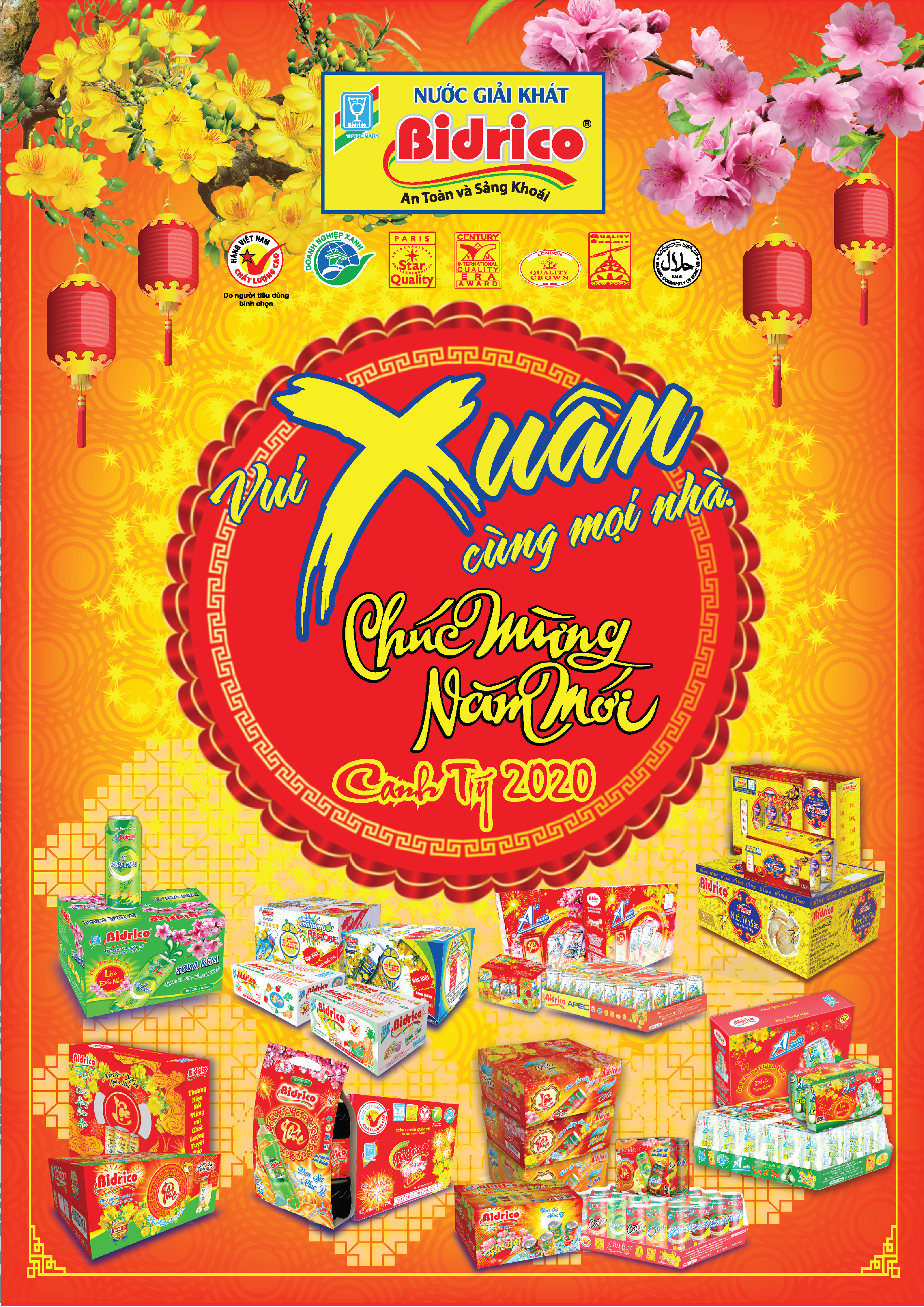 Bidrico tung ra thị trường bộ sản phẩm xuân Canh Tý 2020