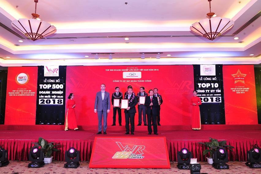 Tập đoàn Thành Công, Hyundai Thành Công ghi danh Top 500 Doanh nghiệp lớn nhất Việt Nam 2018