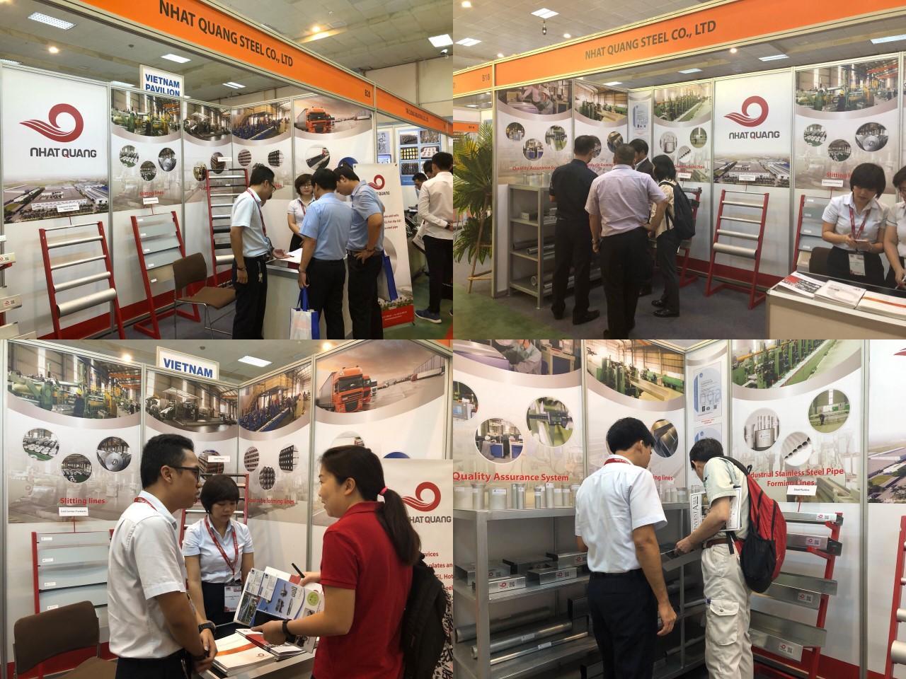 Công ty TNHH Thép Nhật Quang tham gia triển lãm Vietnam Manufacturing EXPO 2018