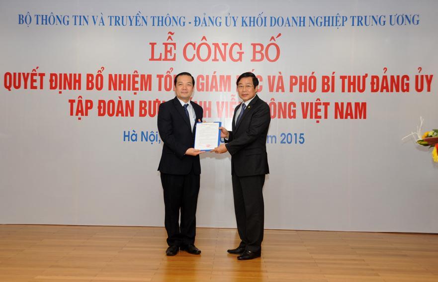 Ông Phạm Đức Long được bổ nhiệm làm Tổng giám đốc VNPT